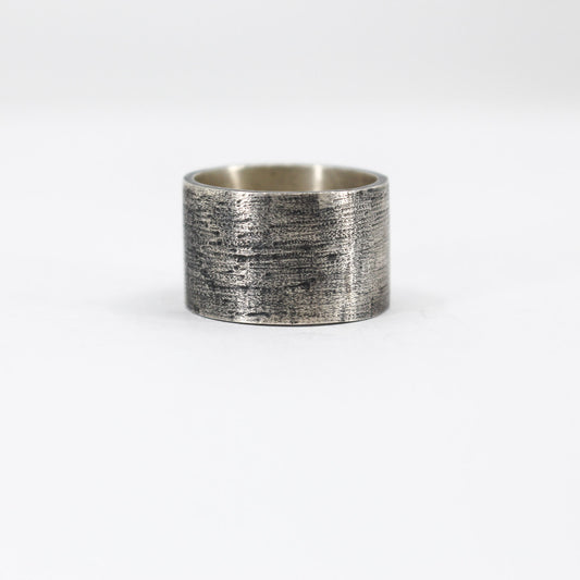 oxidierter grosser Statement-Ring